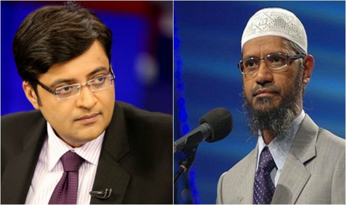 Zakir Naik Slaps Arnab Goswami With 500 CR. Defamation Notice