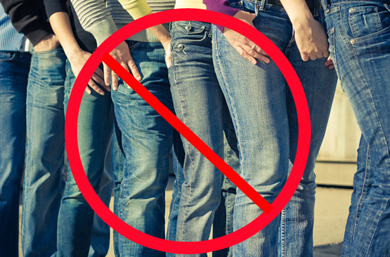 Blue Jeans are strictly prohibited in north korea