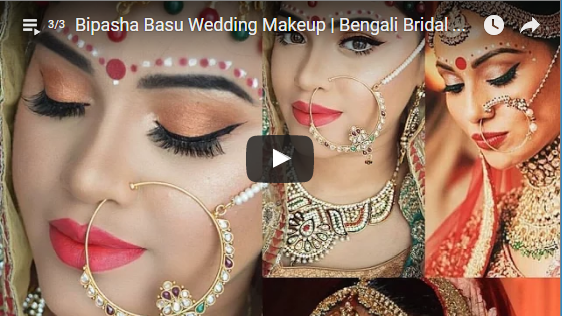 Bipasha Basu Wedding Makeup, Bengali Traditional Wedding Makeup