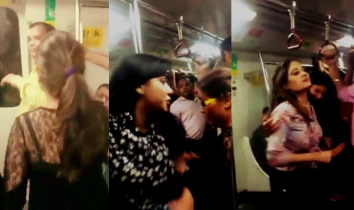 Watch These Four Drunk Women Abuse Men And Create A Ruckus Inside Delhi Metro
