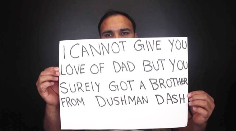 This Pakistani’s Man Message of Support to Gurmehar Kaur Goes Viral See video