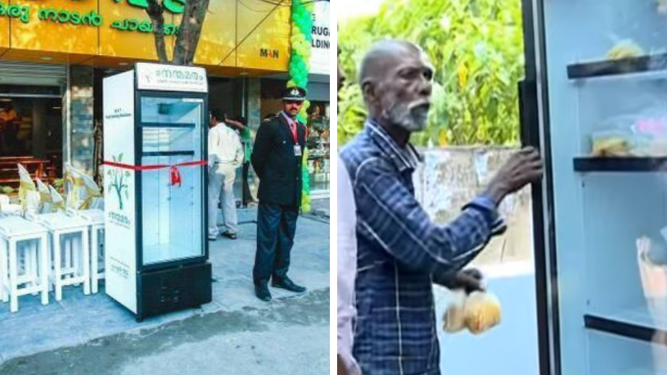 This Restaurant Installed A Fridge Out In The Street to feed Hungry People