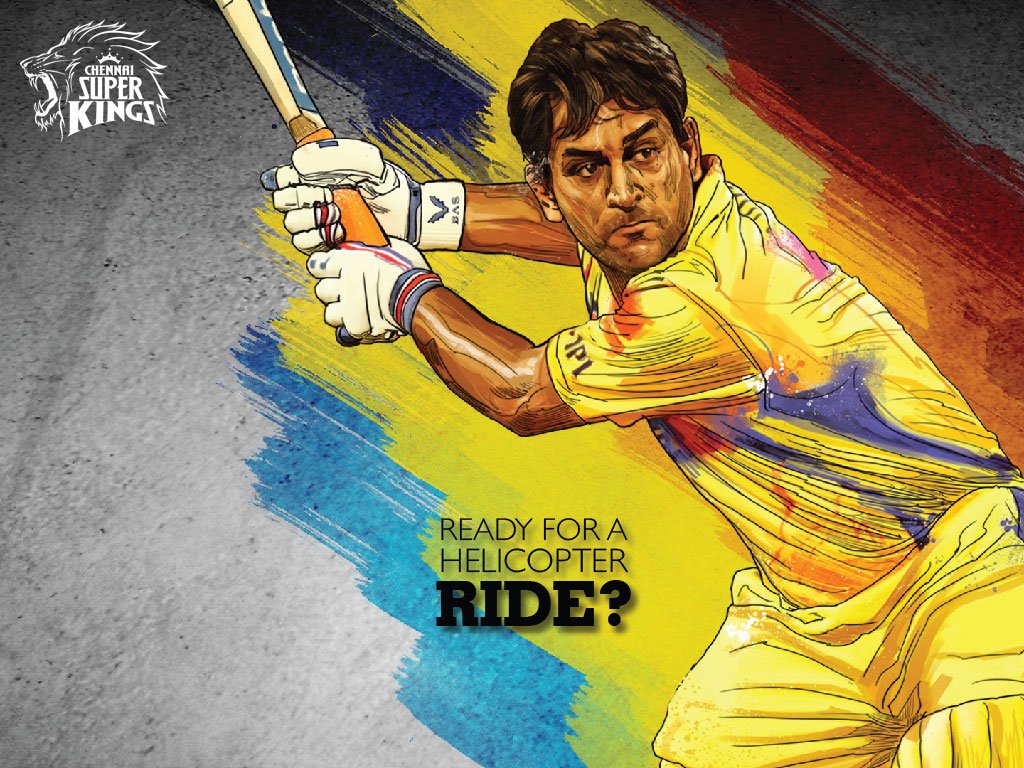 MS Dhoni Wears Chennai Super King Jersey to Celebrate Return of the Super Kings