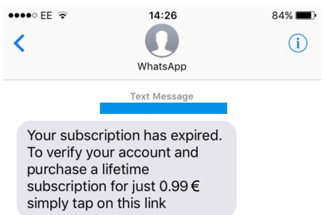 Don’t Click on this message on WhatsApp, It could be a big loss.