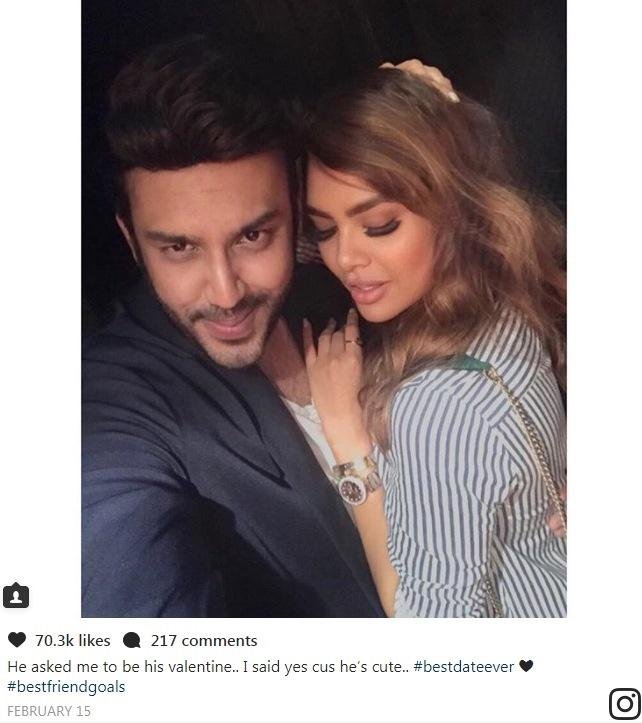 Esha Gupta with her Boyfriend
